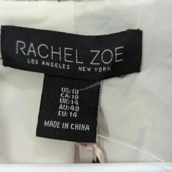 Rachel Zoe Women Gray And Black Blazer Size 10 - Picture 3 of 11